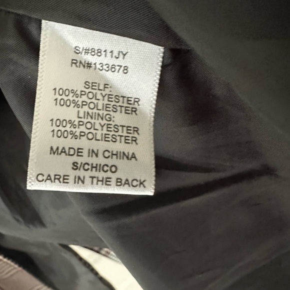 Love Tree Glen Plaid belted trench coat - Picture 8 of 9